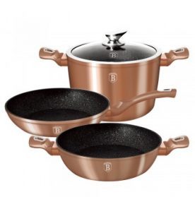 4 pcs cookware set Rose gold BH-1282N