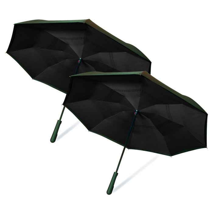 2 Black Automatic Umbrellas