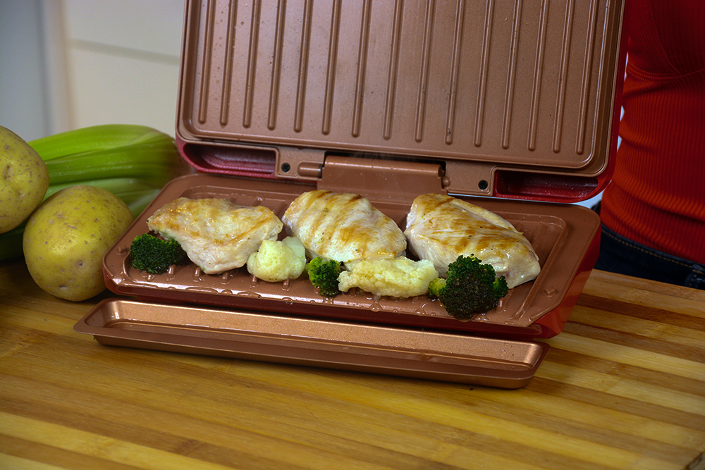 NO FAT GRILL - HYGIENIC GRILL WITH NON-STICK COATING NO FAT GRILL - HYGIENIC GRILL WITH NON-STICK COATING