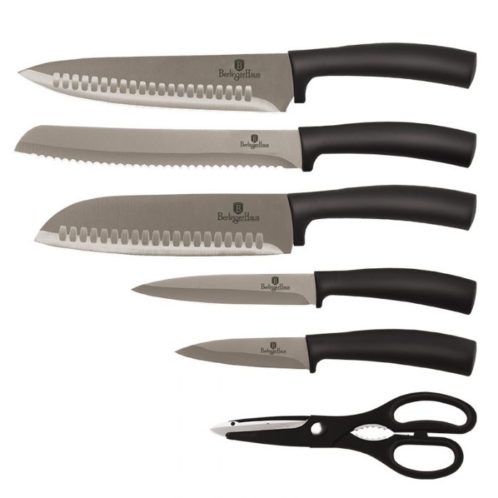Set of knives 7 pcs. with stand ΒΗ-2403