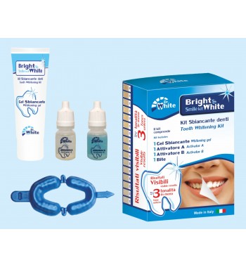 BRIGHT AND WHITE Kit for teeth whitening