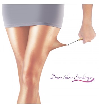 DURA SHEER STOCKINGS Extremely durable tights (Beige)