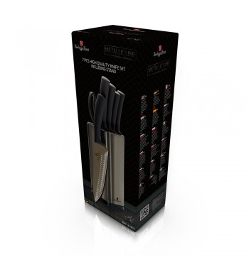 Set of knives 7 pcs. with stand ΒΗ-2403