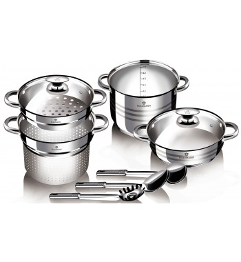 8 pcs Jumbo stainless steel cookware set GOURMET LINE BL-3138