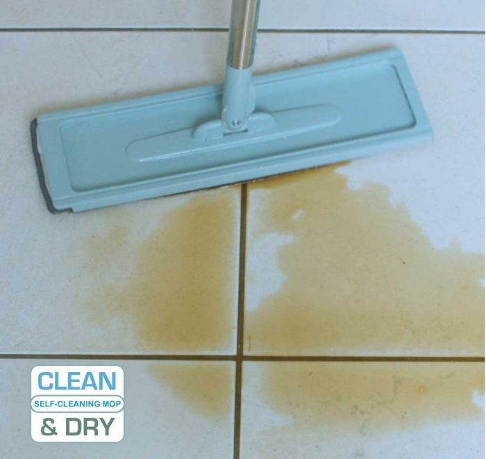 Clean And Dry Mop Inovatorul Mop Cu Doua Recipiente Separate Si Capete Din Microfibra (1)