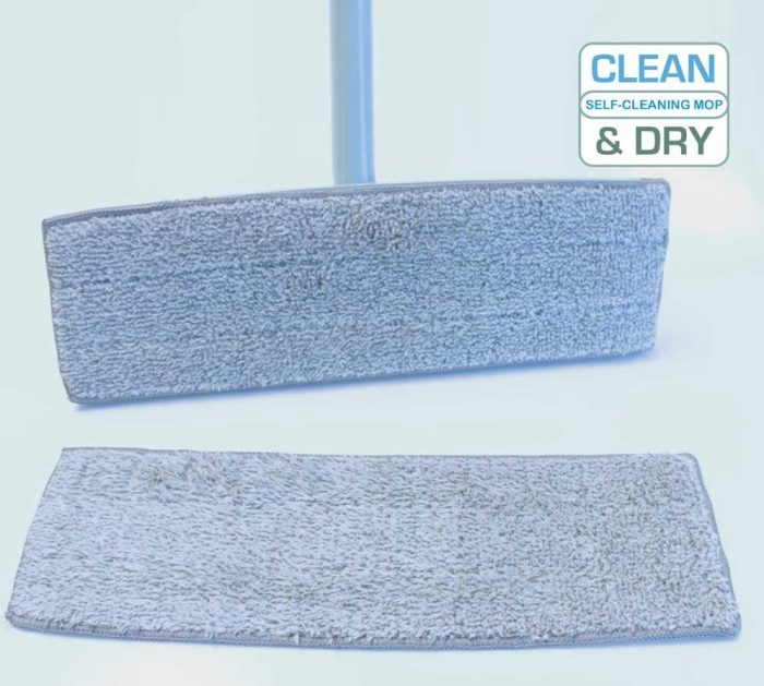 Clean And Dry Mop Inovatorul Mop Cu Doua Recipiente Separate Si Capete Din Microfibra (4)