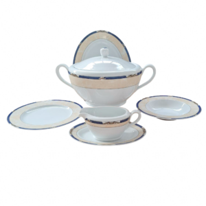 DINING SET 72 PCS. BAVARIAN PORCELAIN GERMANY OF SMCS CODE 3401