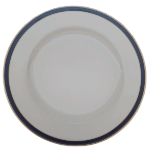 ROUND PLATES WITH DIAMETER 30 CM BAVARIAN PORCELAIN GERMANY CODE ROYAL BLUE