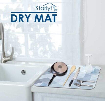 SUPER ABSORBENT MAT FOR PLATES AND GLASSES STARLYF DRY MAT