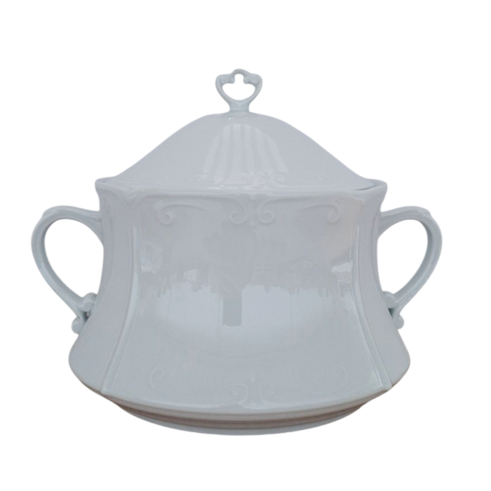 DINING SET 56 PCS. PORCELAIN WINTERBERG BOHEMIA CAMELIA WHITE DINING SET 56 PCS. PORCELAIN WINTERBERG BOHEMIA CAMELIA WHITE