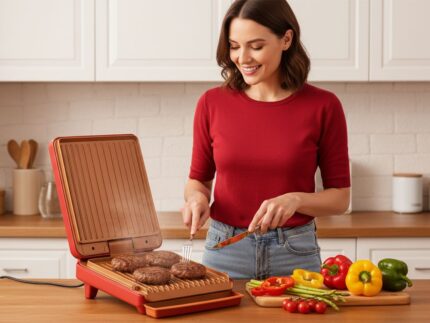 GRILL FOR HEALTHY COOKING MAX CHEF NO FAT GRILL PREMIUM